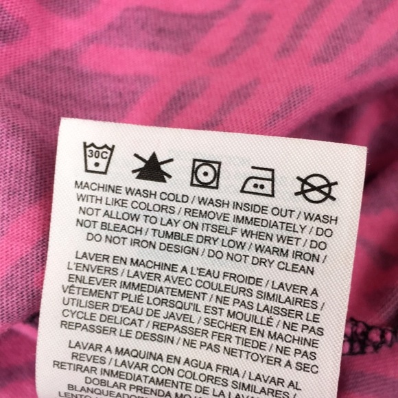 Nike Black Pink Patterned Two Toned Streak Muscle Tank Top Womens Small - Picture 7 of 11